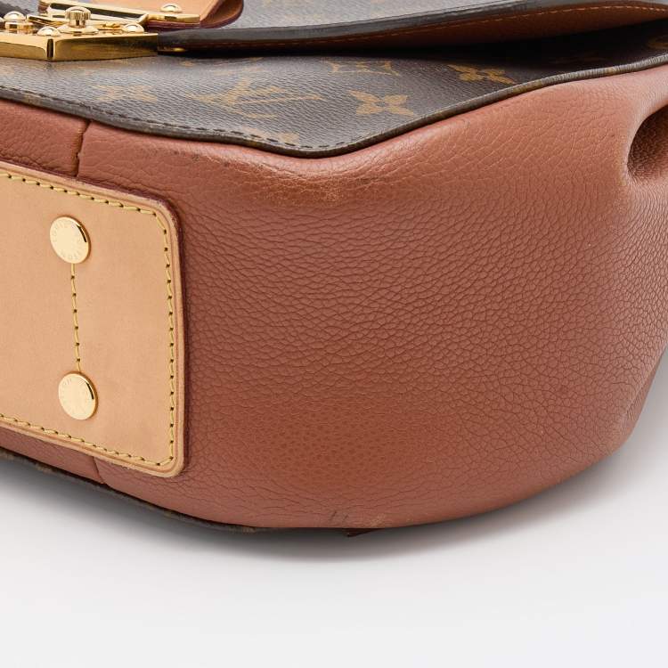 Pre Owned Louis Vuitton Aurore Monogram Canvas Eden MM Bag