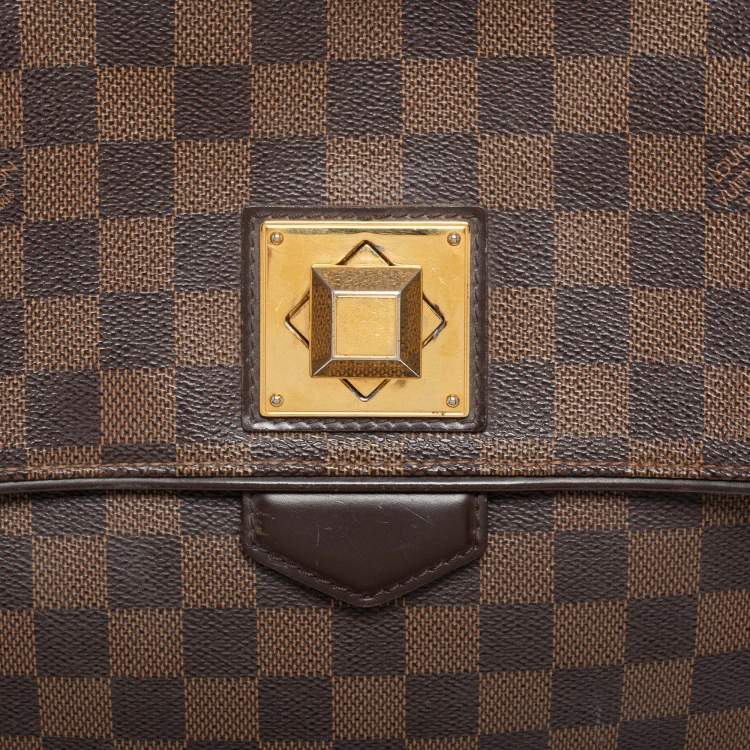 Pre Owned Louis Vuitton Damier Ebene Bergamo MM Bag