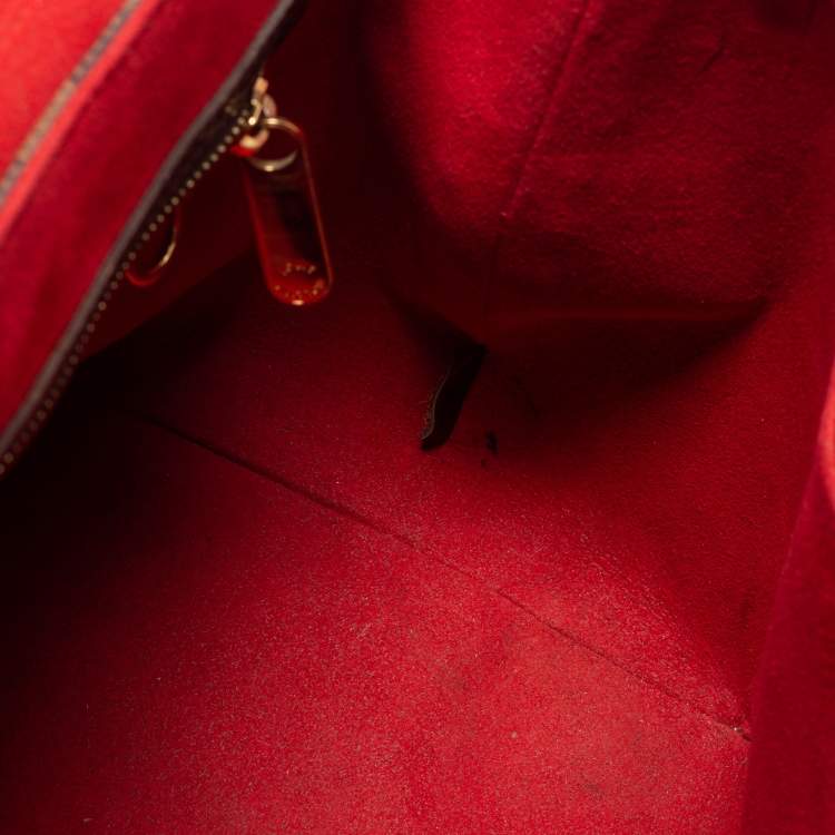 Pre Owned Louis Vuitton Damier Ebene Bergamo MM Bag