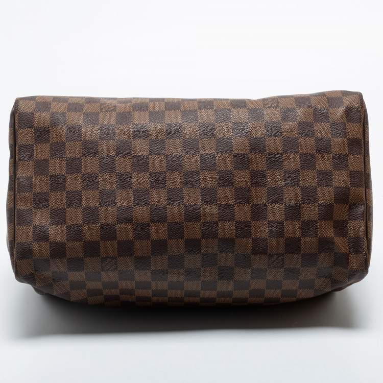 Pre Owned Louis Vuitton Damier Ebene Canvas Speedy 35 Bag