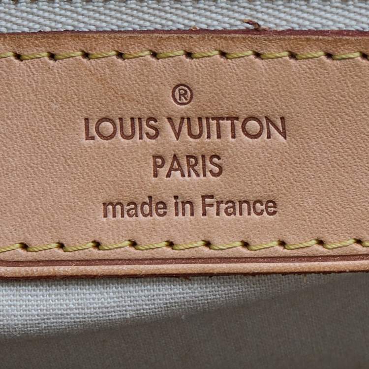 Pre Owned Louis Vuitton Corail Monogram Vernis Brea GM Bag