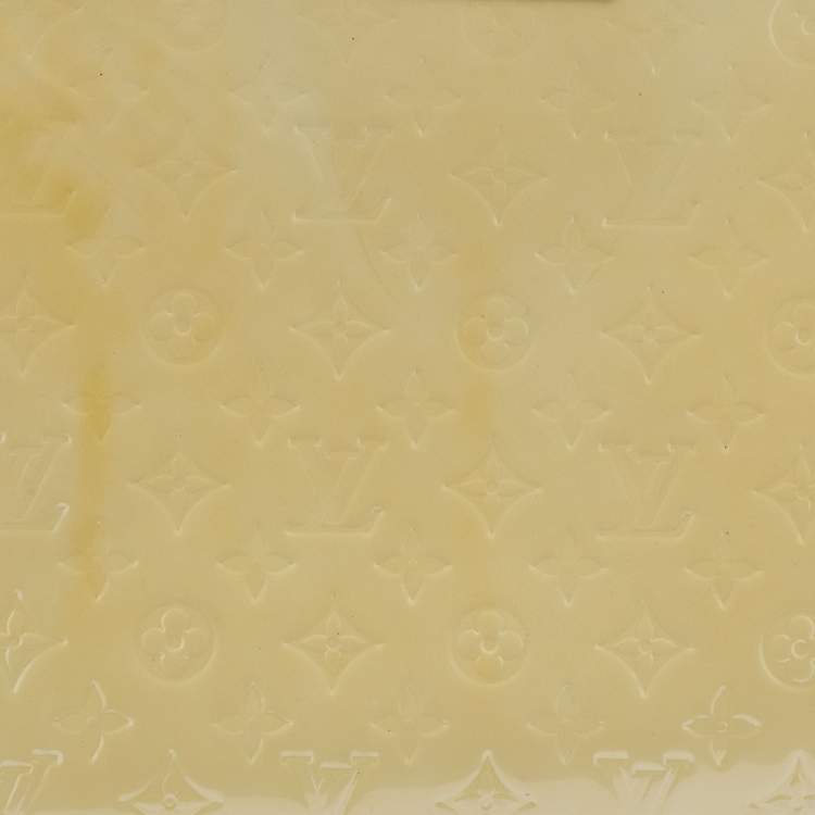 Pre Owned Louis Vuitton Corail Monogram Vernis Brea GM Bag