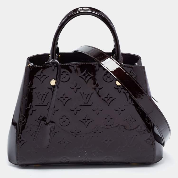 Louis Vuitton Amarante Monogram Vernis Montaigne BB Bag Louis Vuitton