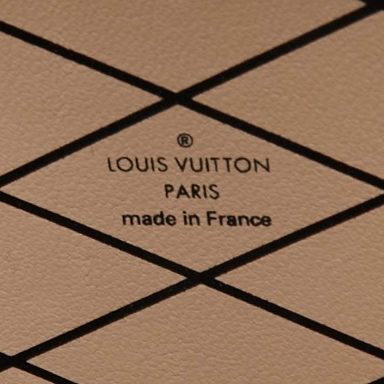 Pre Owned Louis Vuitton Monogram Reverse Canvas Petite Boite Chapeau Bag