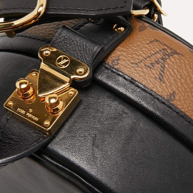 Pre Owned Louis Vuitton Monogram Reverse Canvas Petite Boite Chapeau Bag