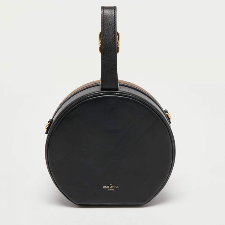 Pre Owned Louis Vuitton Monogram Reverse Canvas Petite Boite Chapeau Bag