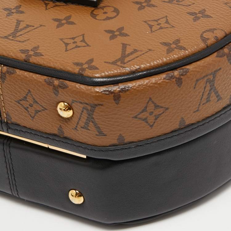 Pre Owned Louis Vuitton Monogram Reverse Canvas Petite Boite Chapeau Bag