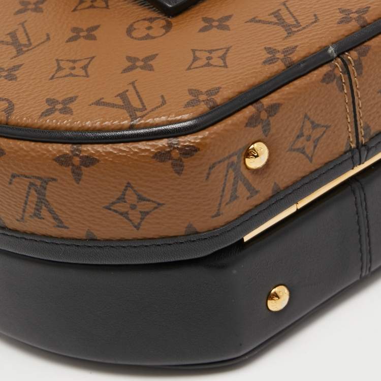 Pre Owned Louis Vuitton Monogram Reverse Canvas Petite Boite Chapeau Bag