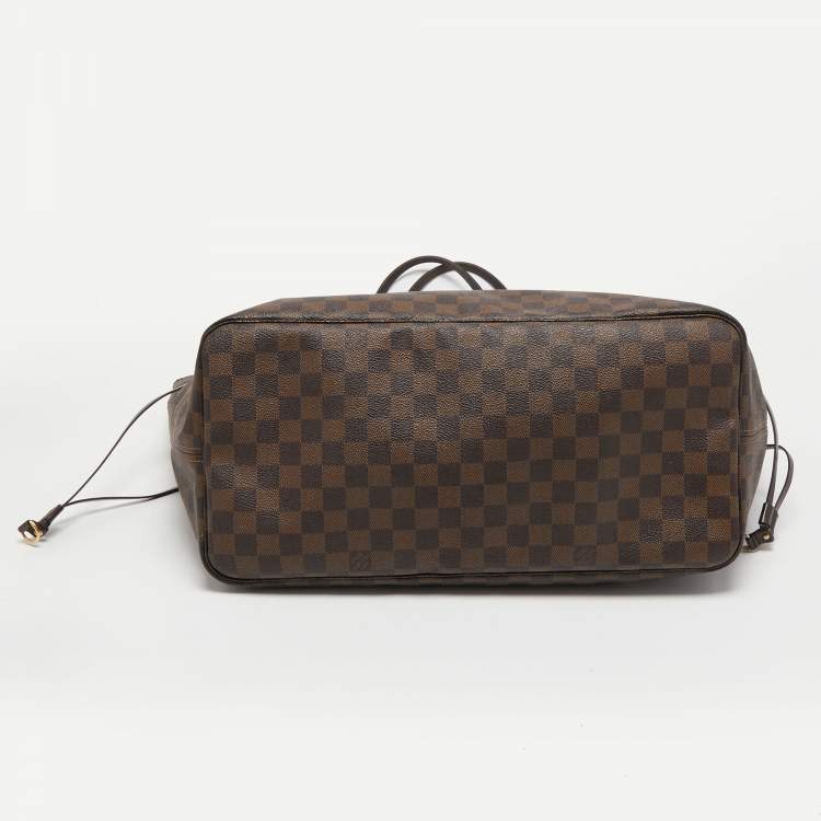 Pre Owned Louis Vuitton Damier Ebene Canvas Neverfull GM Bag