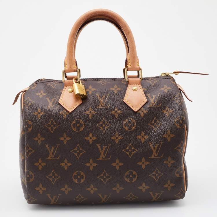 Pre Owned Louis Vuitton Monogram Canvas Speedy 25 Bag