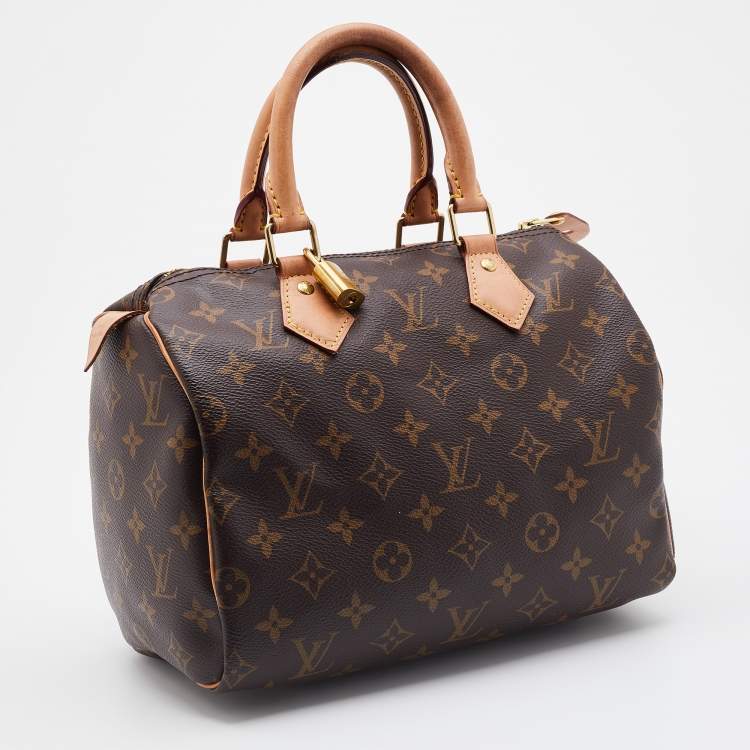 Pre Owned Louis Vuitton Monogram Canvas Speedy 25 Bag