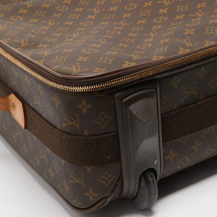 Pre Owned Louis Vuitton Monogram Canvas Pegase Light 55 Luggage