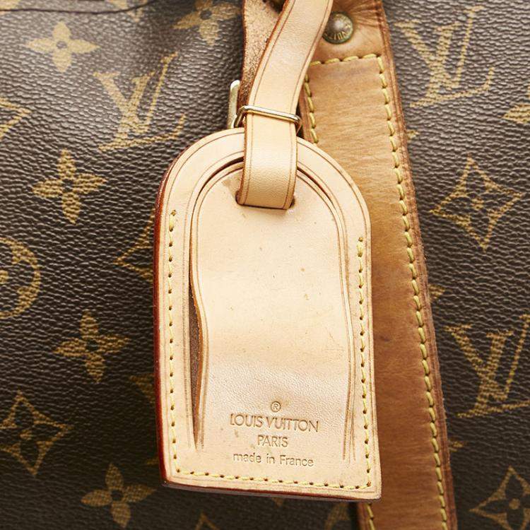 Pre Owned Louis Vuitton Brown Monogram Canvas Keepall 50 Duffel Bag 