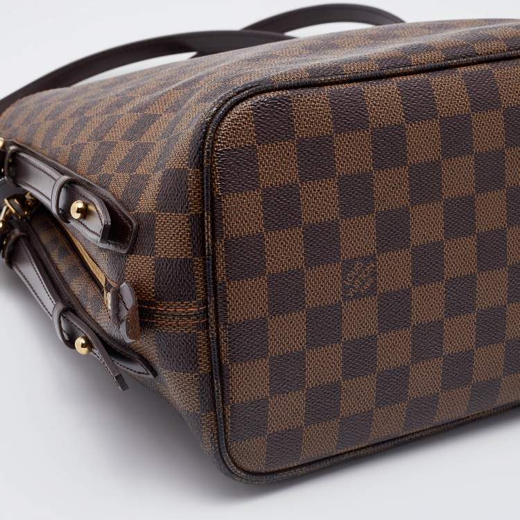 Pre Owned Louis Vuitton Damier Ebene Canvas Cabas Rivington Tote