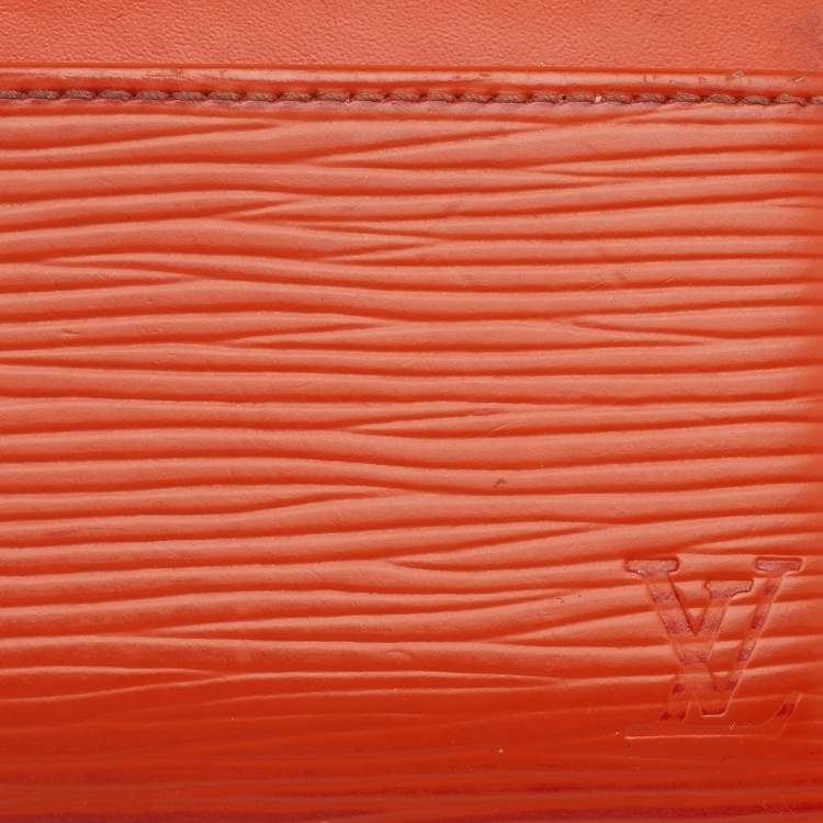 Pre Owned Louis Vuitton Piment Epi Leather Card Holder
