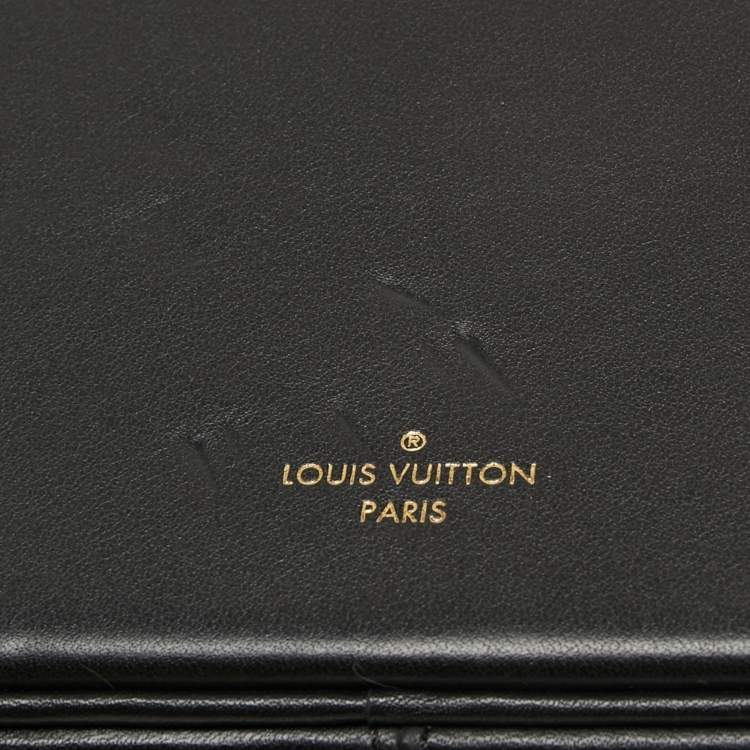 Pre Owned Louis Vuitton Black Monogram Reverse Canvas Petite Boite Chapeau Bag