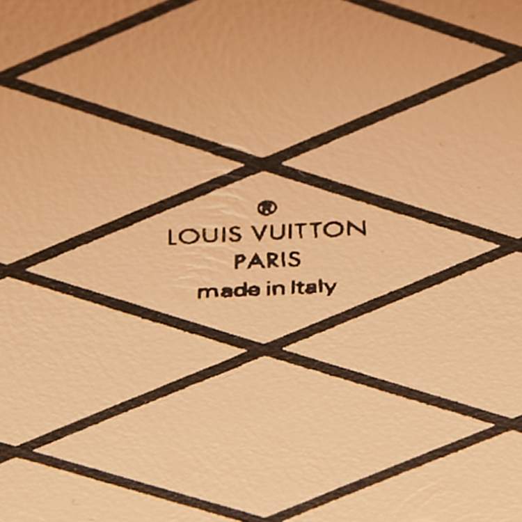 Pre Owned Louis Vuitton Black Monogram Reverse Canvas Petite Boite Chapeau Bag