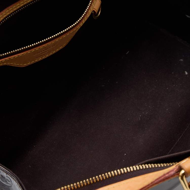 Pre Owned Louis Vuitton Amarante Monogram Vernis Brea MM Bag