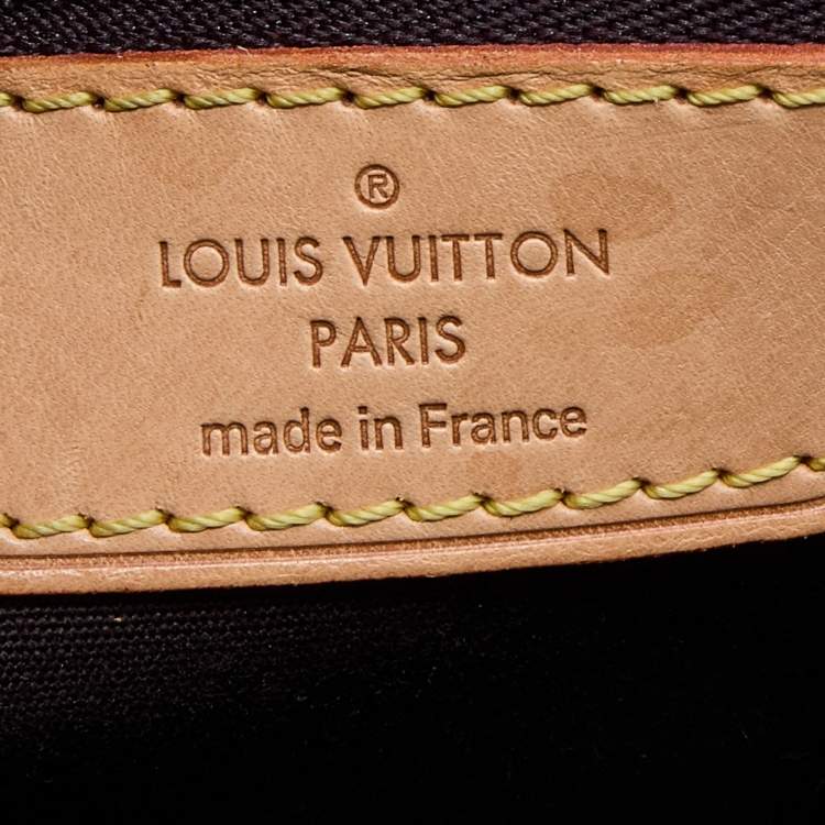 Pre Owned Louis Vuitton Amarante Monogram Vernis Brea MM Bag