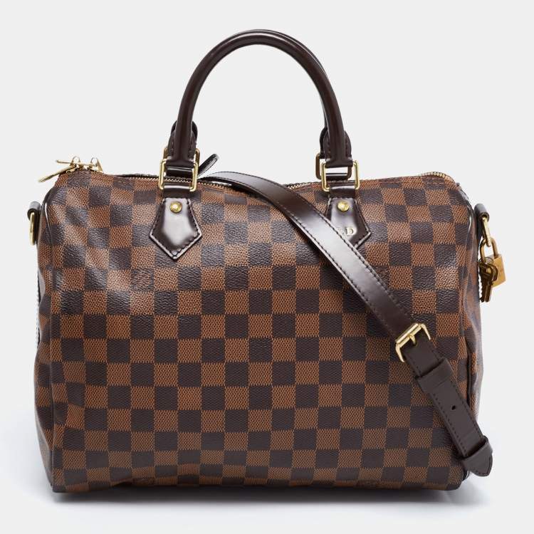 Louis Vuitton Speedy Bandouliere 30 Damier Azur in Coated Canvas with  Gold-tone - US