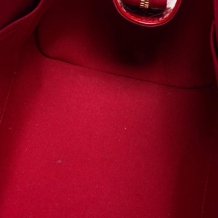 Pre Owned Louis Vuitton Pomme D’Amour Monogram Vernis Sherwood PM Bag