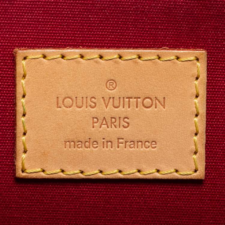 Pre Owned Louis Vuitton Pomme D’Amour Monogram Vernis Sherwood PM Bag