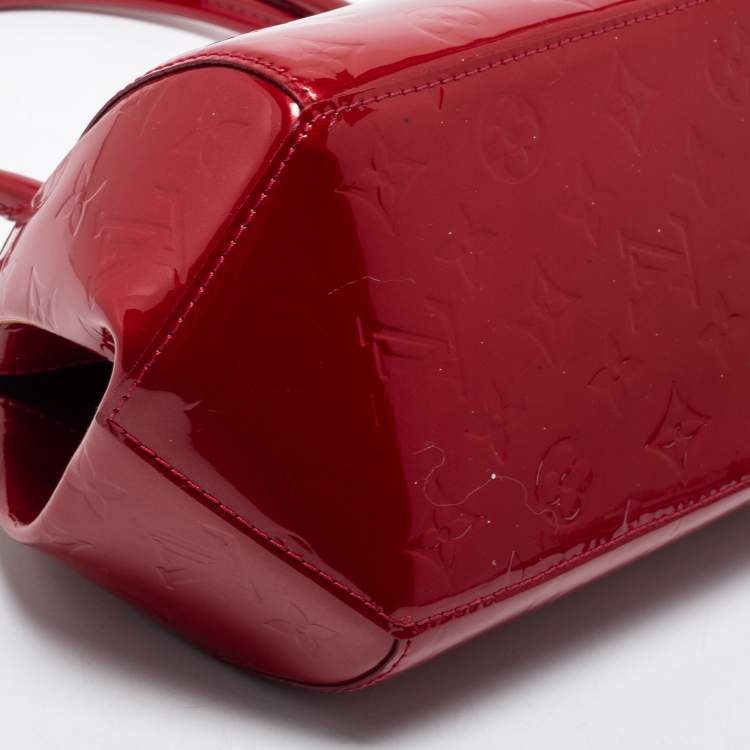 Pre Owned Louis Vuitton Pomme D’Amour Monogram Vernis Sherwood PM Bag