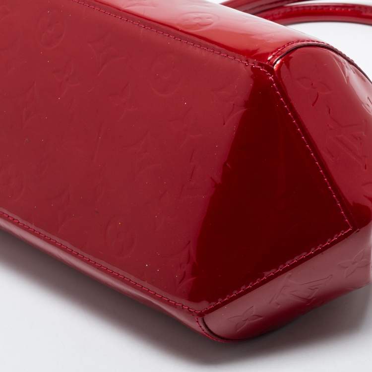 Pre Owned Louis Vuitton Pomme D’Amour Monogram Vernis Sherwood PM Bag