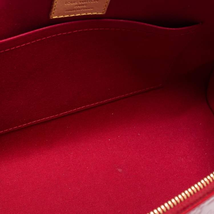 Pre Owned Louis Vuitton Pomme D’Amour Monogram Vernis Sherwood PM Bag