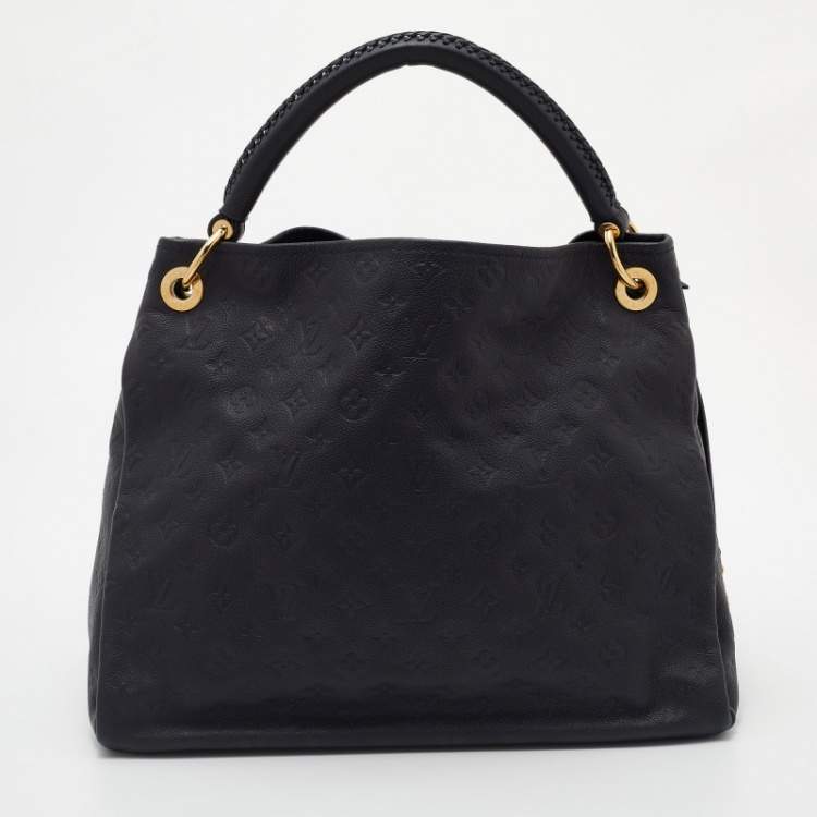 Pre Owned Louis Vuitton Bleu Infini Monogram Empreinte Leather Artsy MM Bag