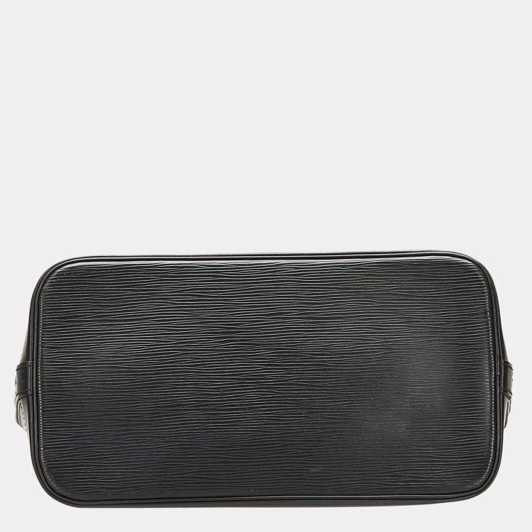 Pre Owned Louis Vuitton Black Epi Alma PM