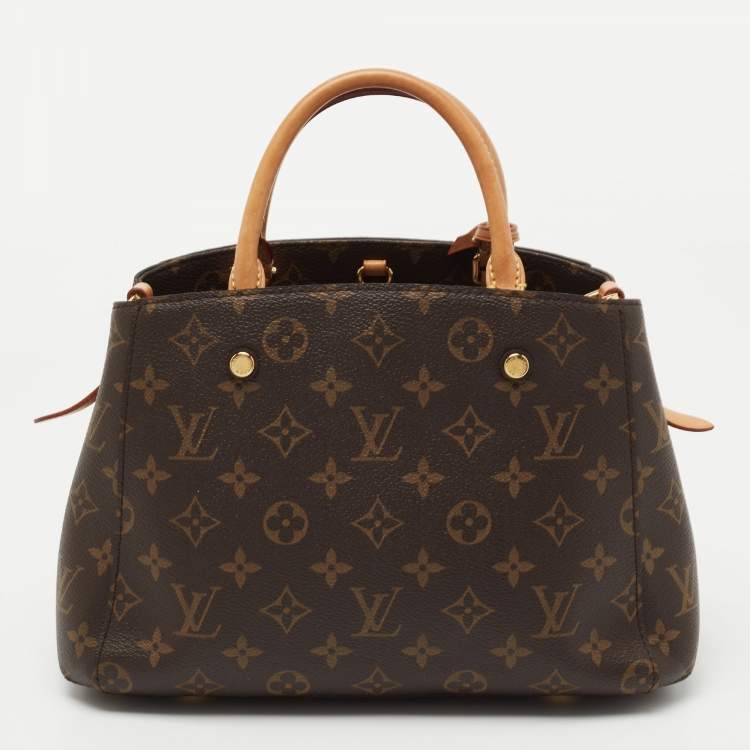 Pre Owned Louis Vuitton Monogram Canvas Montaigne BB Bag
