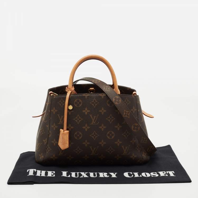 Pre Owned Louis Vuitton Monogram Canvas Montaigne BB Bag