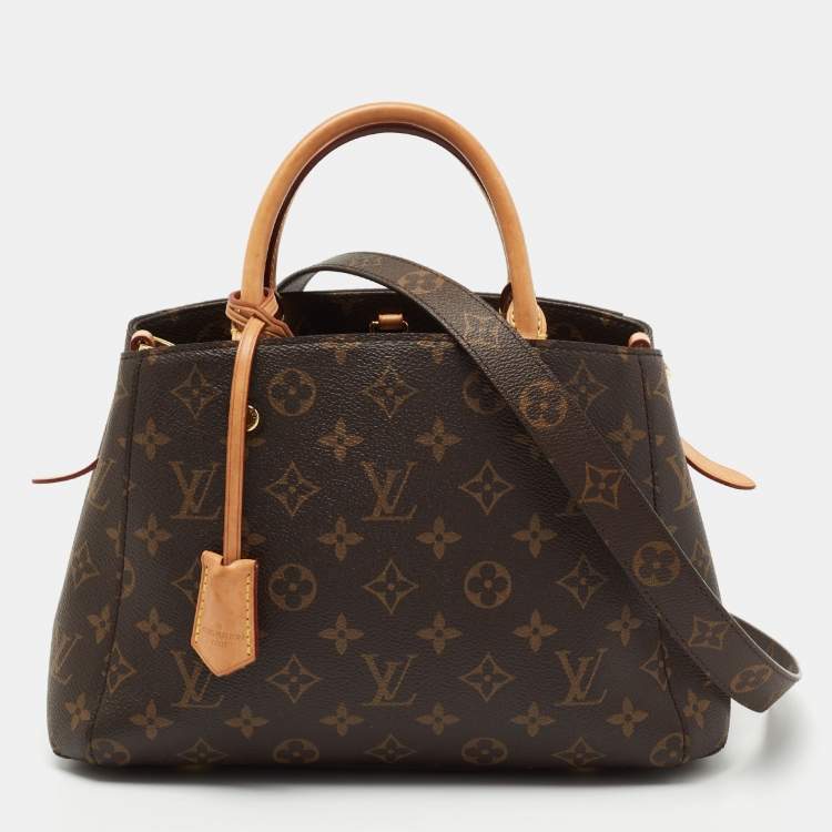 Pre Owned Louis Vuitton Monogram Canvas Montaigne BB Bag