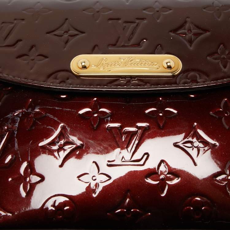 Pre Owned Louis Vuitton Amarante Monogram Vernis Rodeo Drive Bag