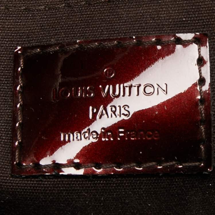 Pre Owned Louis Vuitton Amarante Monogram Vernis Rodeo Drive Bag