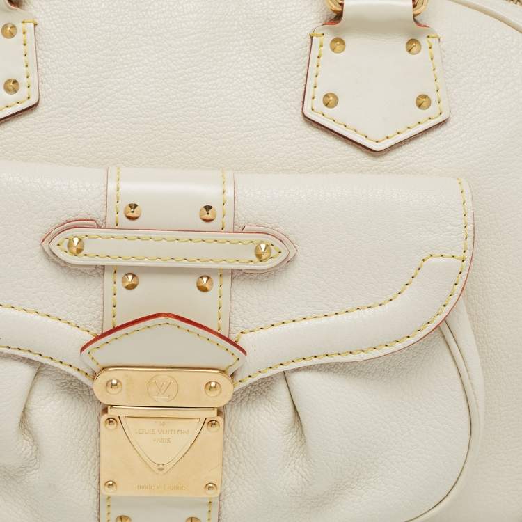 Pre Owned Louis Vuitton Ivory Suhali Leather Limited Edition Le Superbe Bag