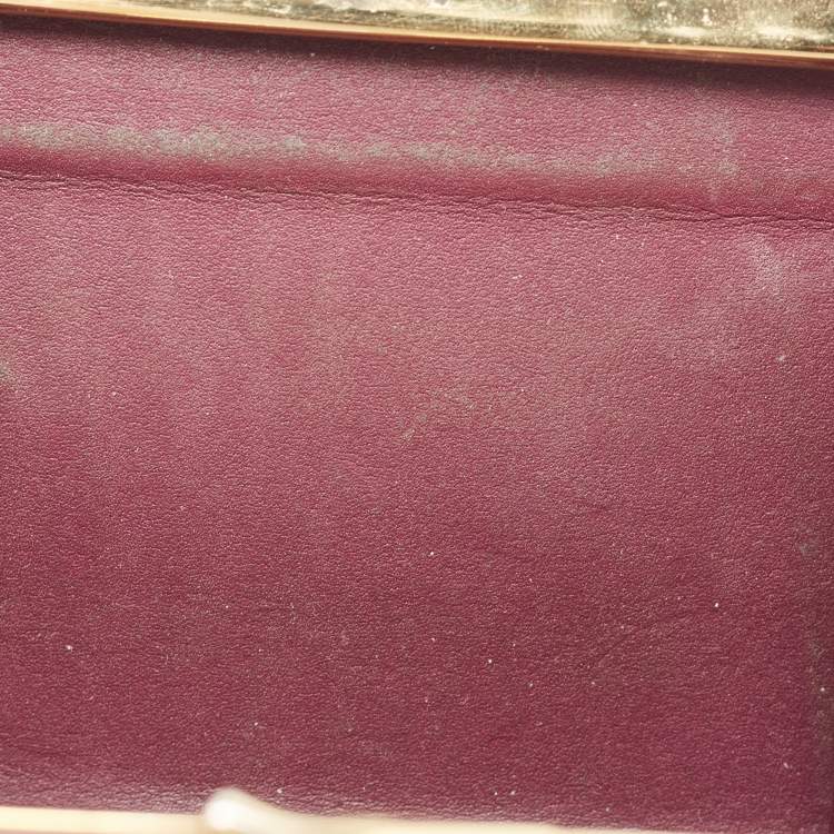 Pre Owned Louis Vuitton Violette Monogram Vernis French Wallet