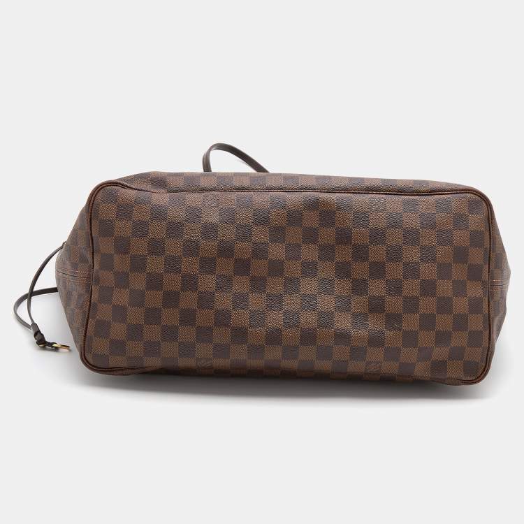 Pre Owned Louis Vuitton Damier Ebene Canvas Neverfull GM Bag