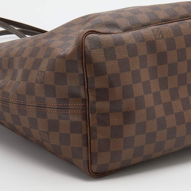 Pre Owned Louis Vuitton Damier Ebene Canvas Neverfull GM Bag