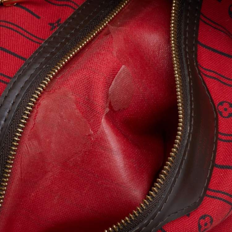 Pre Owned Louis Vuitton Damier Ebene Canvas Neverfull GM Bag