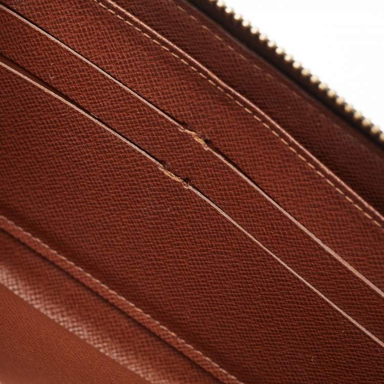 Pre Owned Louis Vuitton Monogram Canvas Zippy Wallet