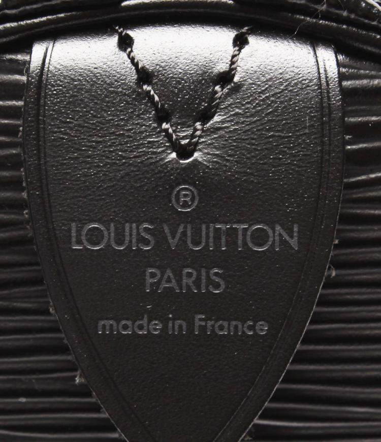 Pre Owned Louis Vuitton Black Epi Leather Speedy 30 Top Handle Bag