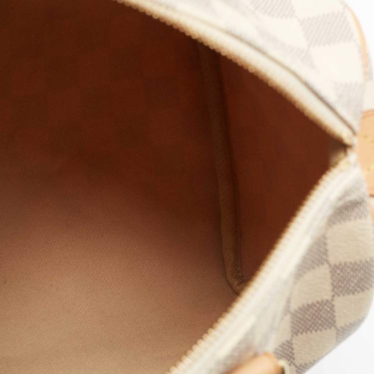 Pre Owned Louis Vuitton Damier Azur Canvas Speedy 25 Bag