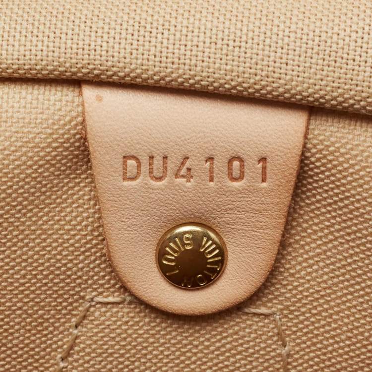 Pre Owned Louis Vuitton Damier Azur Canvas Speedy 25 Bag