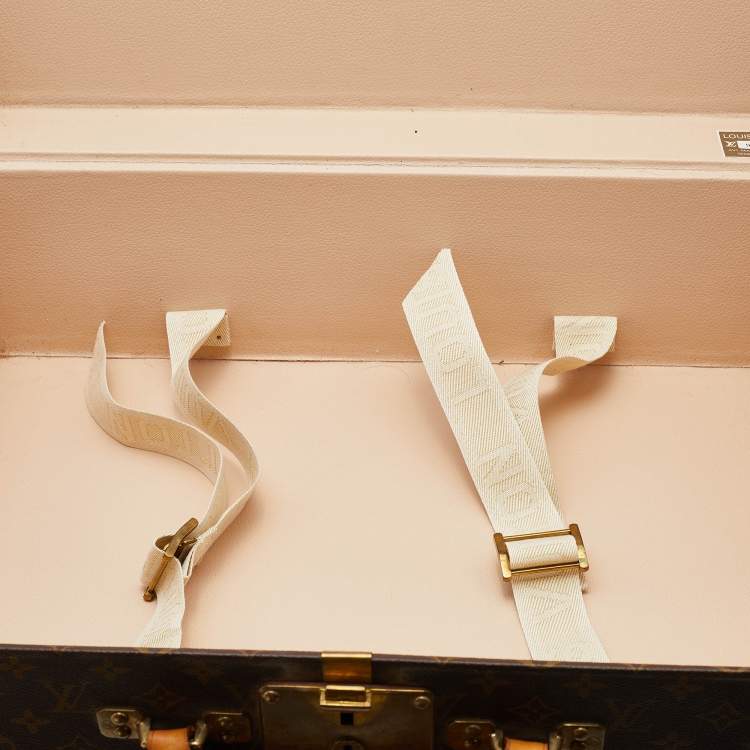 Pre Owned Louis Vuitton Monogram Canvas Alzer 55 Luggage Trunk