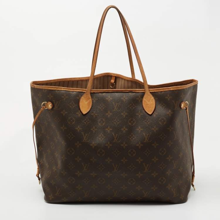 Pre Owned Louis Vuitton Monogram Canvas Neverfull GM Bag