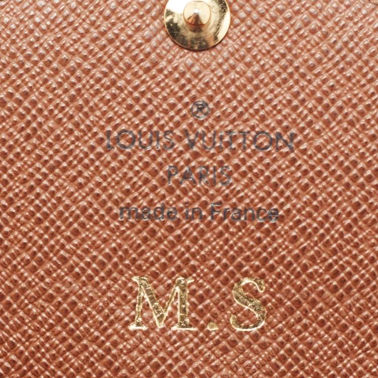 Pre Owned Louis Vuitton Monogram Canvas Sarah Wallet