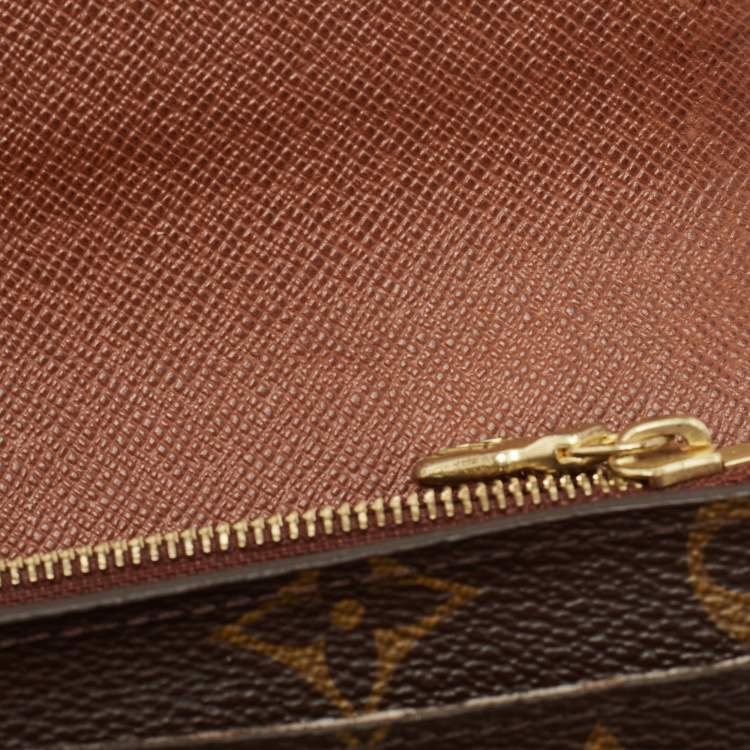 Pre Owned Louis Vuitton Monogram Canvas Sarah Wallet