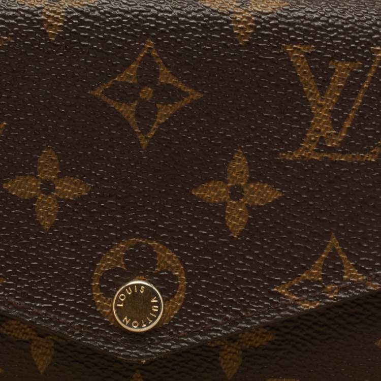 Pre Owned Louis Vuitton Monogram Canvas Sarah Wallet
